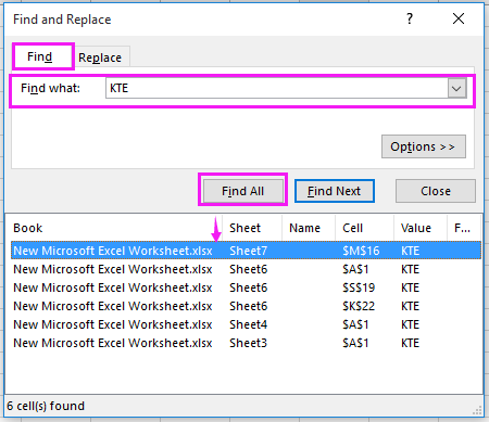 how to search multiple excel files windows 10